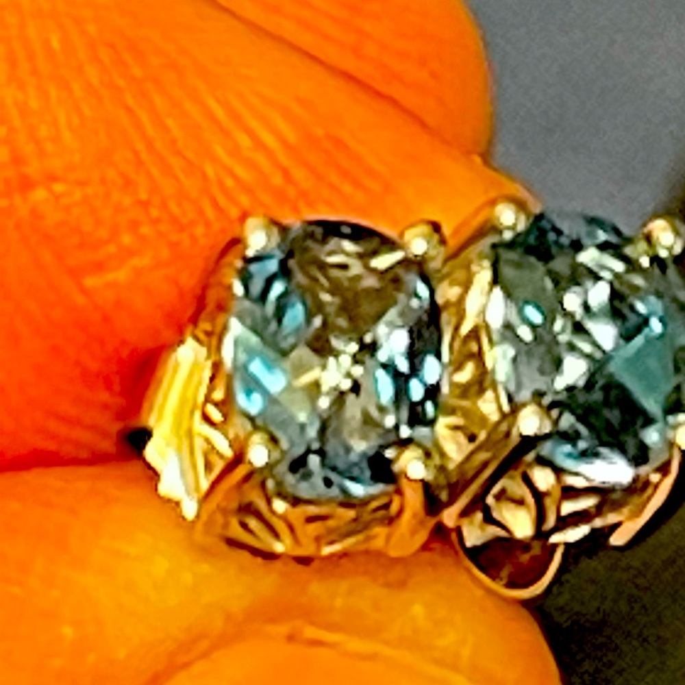 Aqua marine Beryl earrings